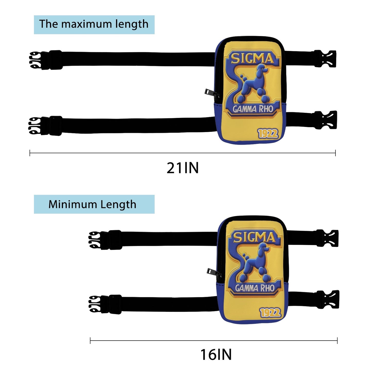 Sigma Gamma RHO Thigh Bag
