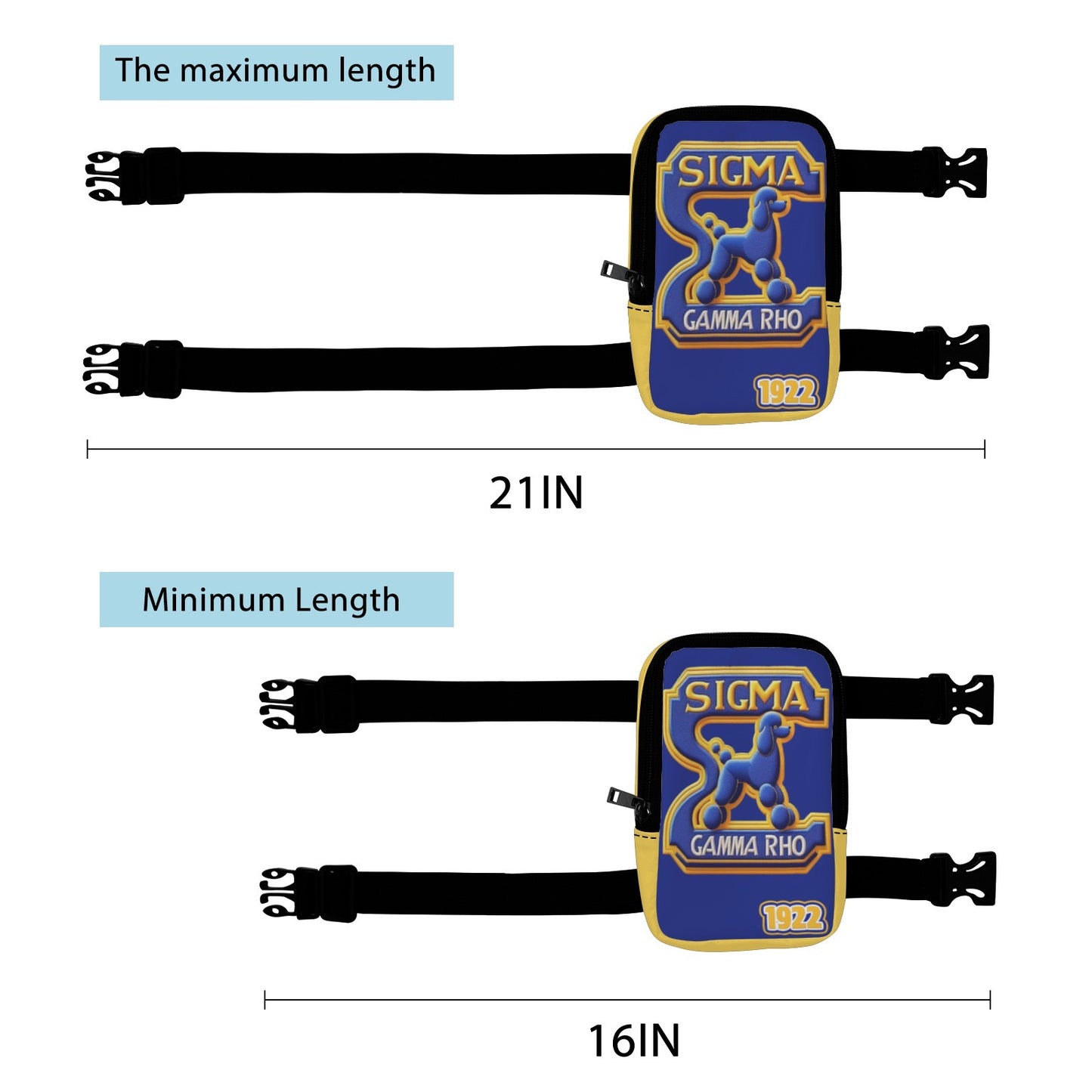 Sigma Gamma RHO Thigh Bag