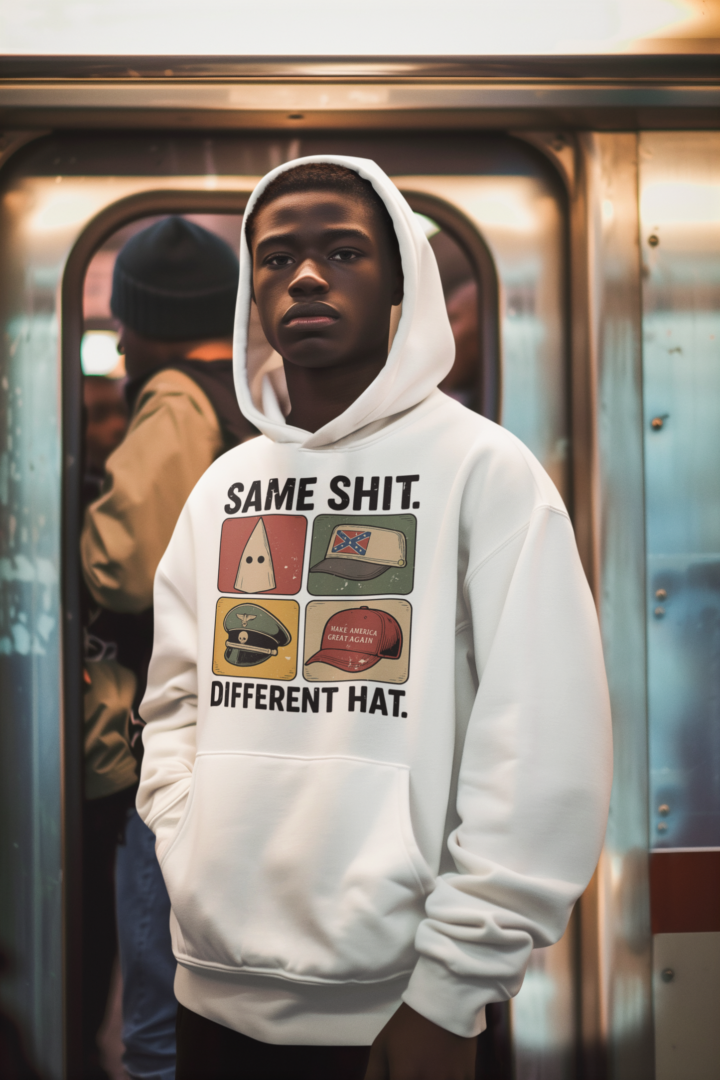 Same Shit Different Hat Hoodie