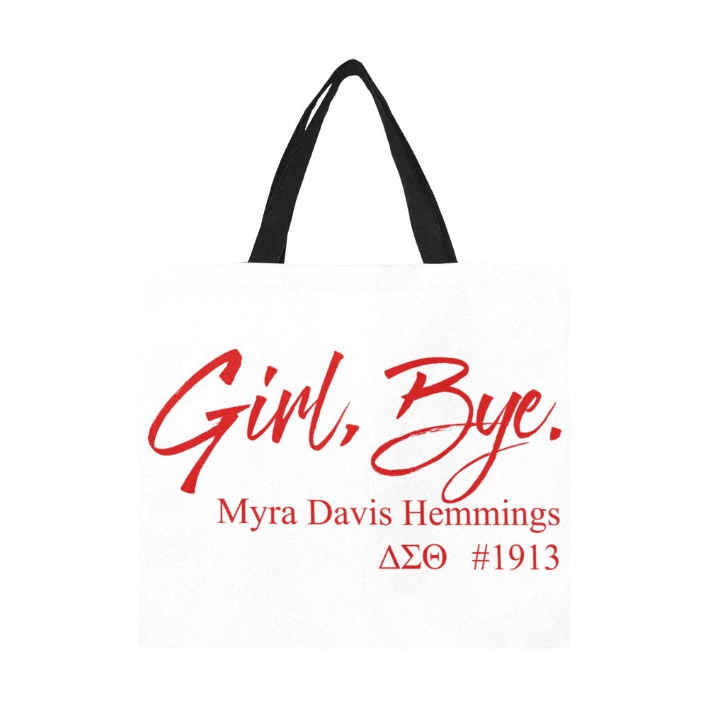Girl Bye Tote Bag