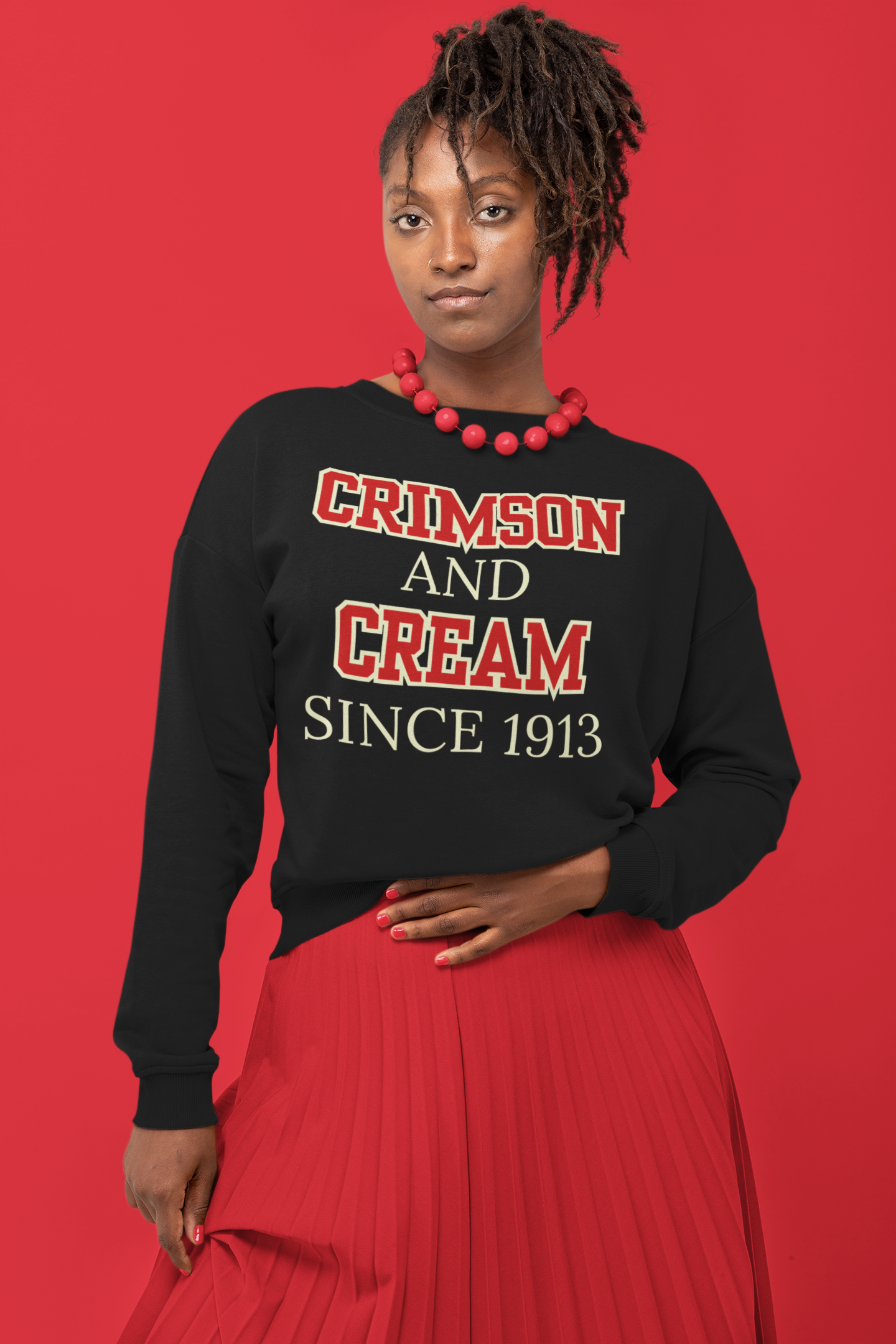Crimson And Cream Since 1913 Sweatshirt