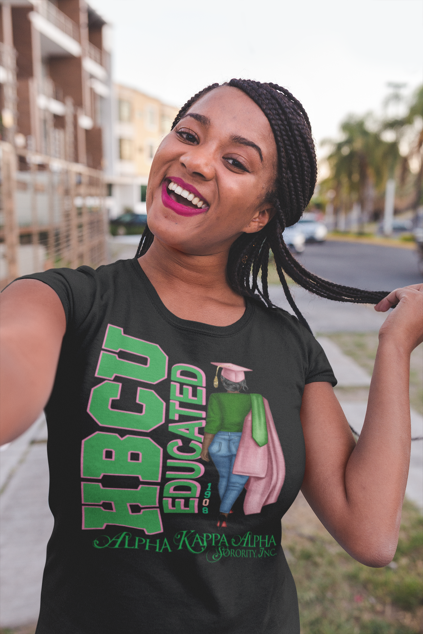 AKA HBCU EDUCATED T-SHIRT