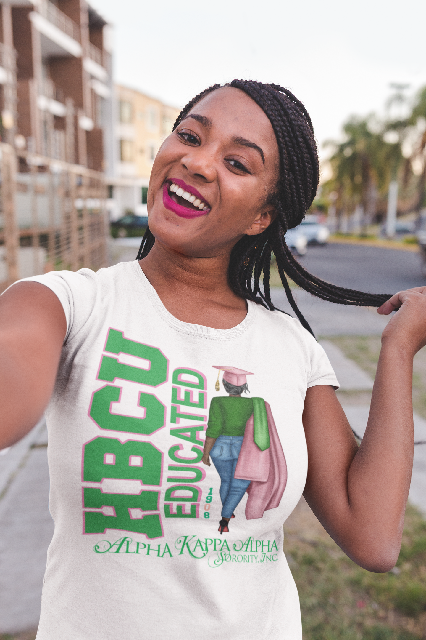AKA HBCU EDUCATED T-SHIRT