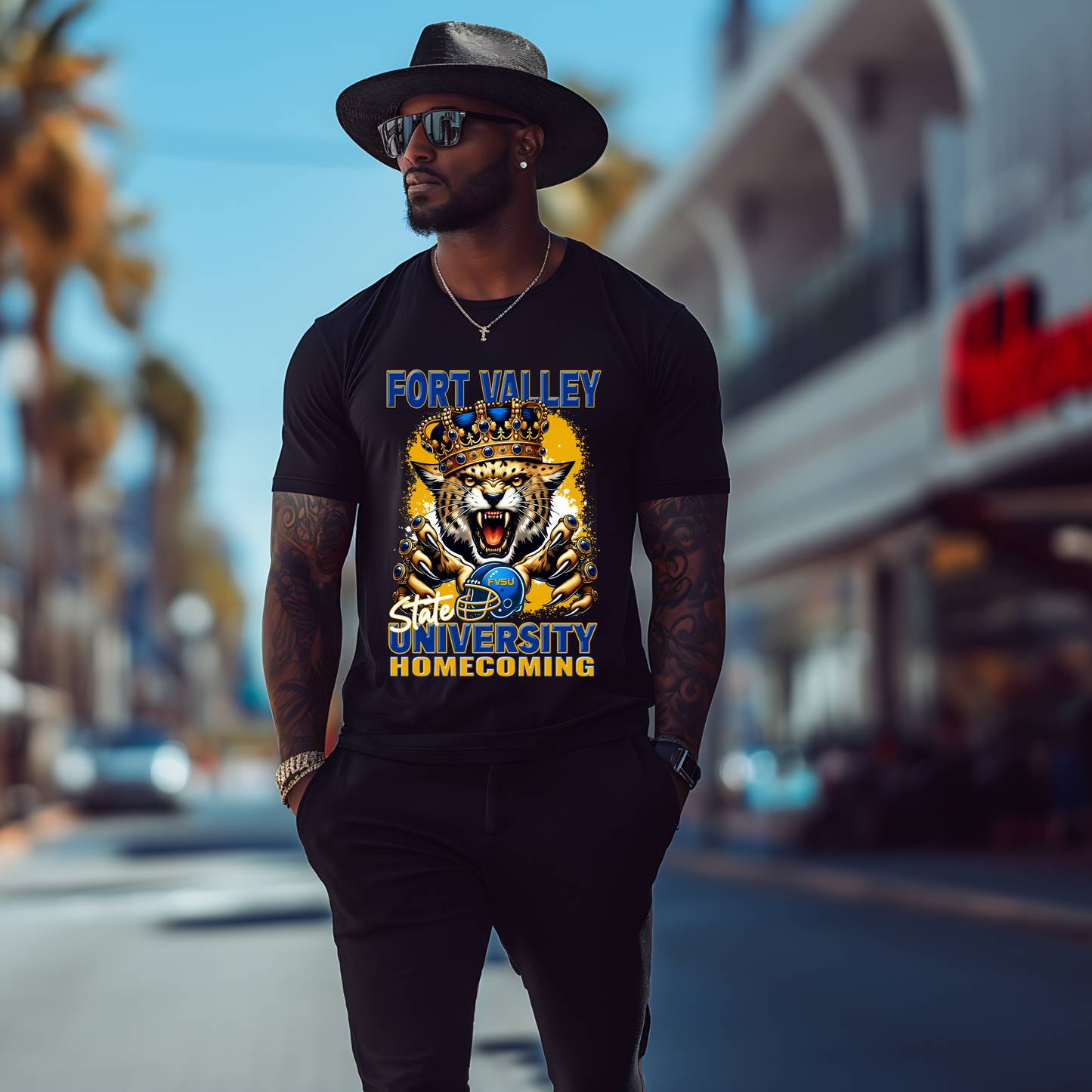 FVSU Fort Valley State University Wildcats Homecoming T-shirt