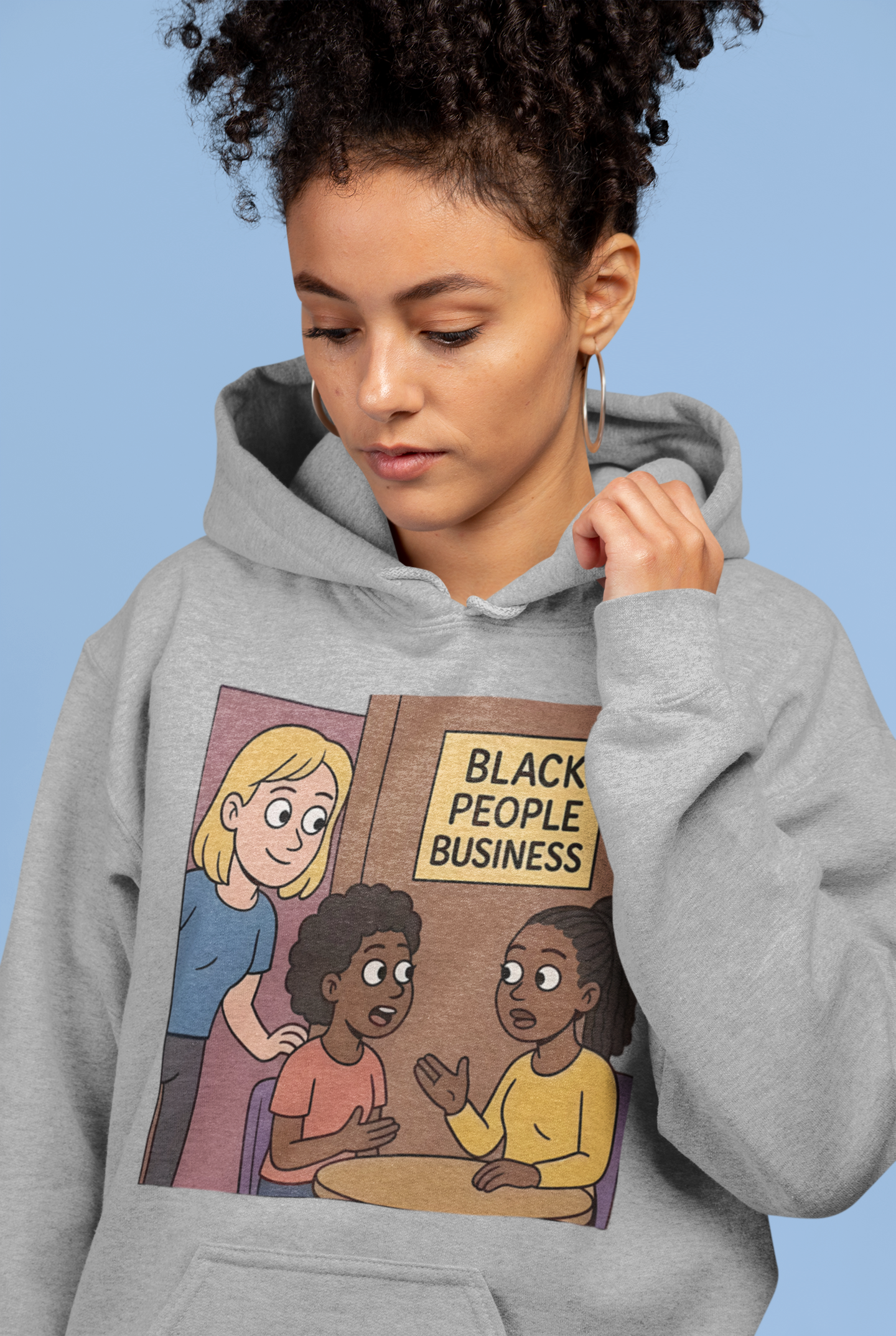 Black People Business Hoodie