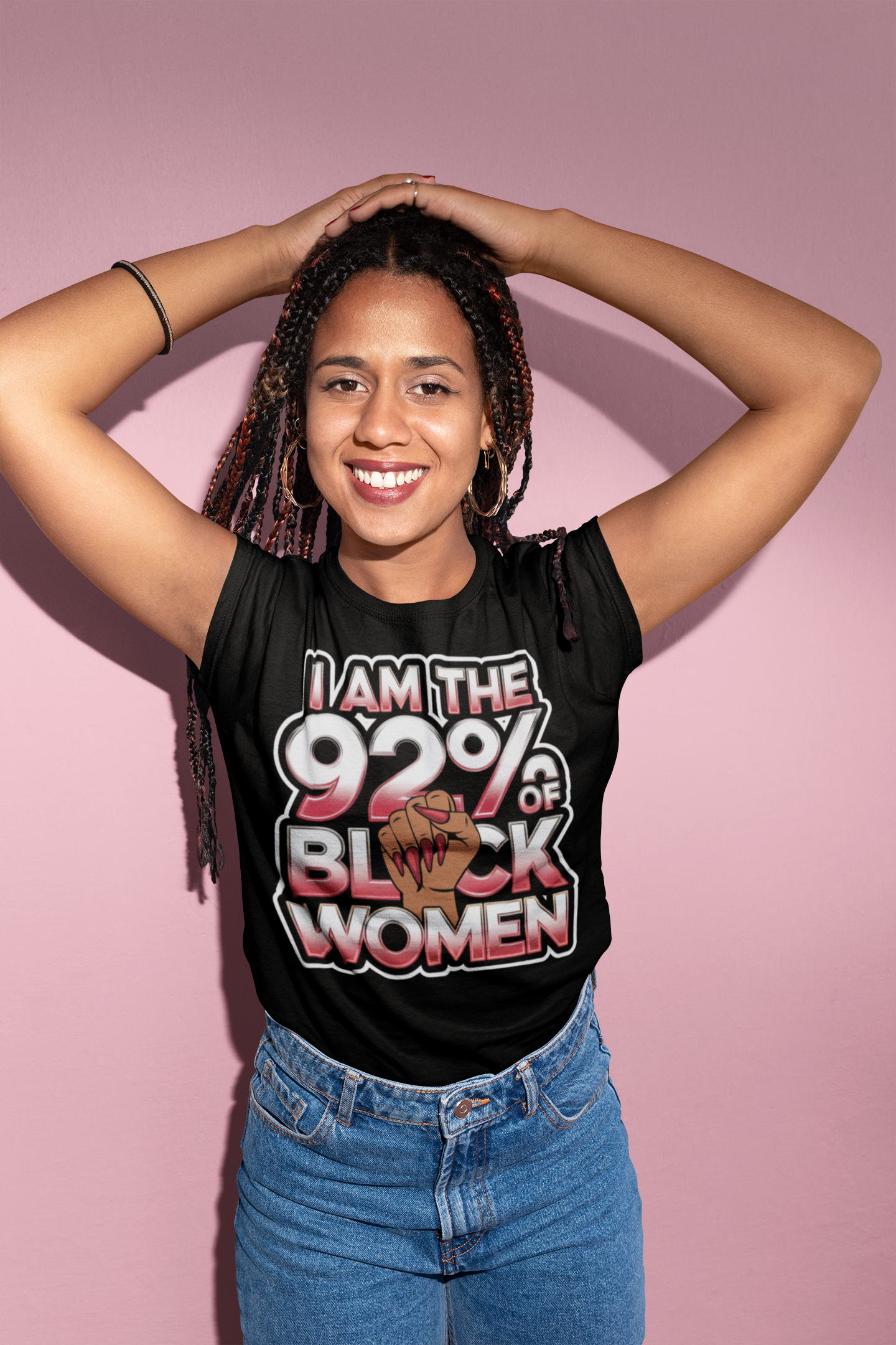 I Am The 92% Of Black Women T-shirt
