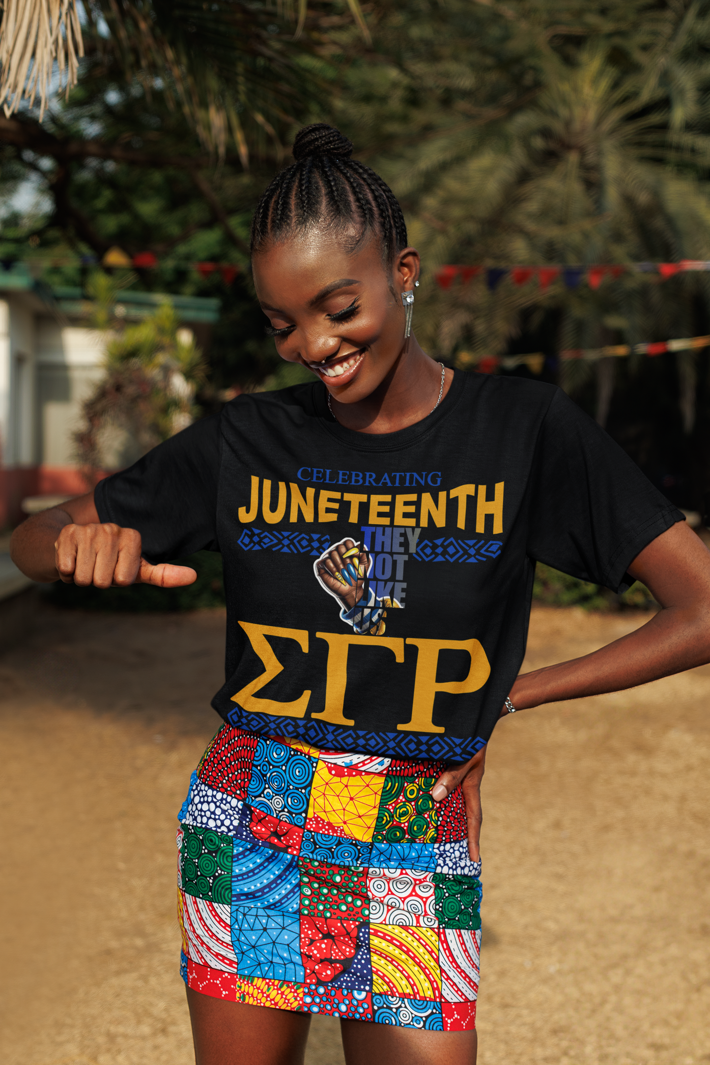 SGRHO Celebrating Juneteenth They Not Like Us T-shirt