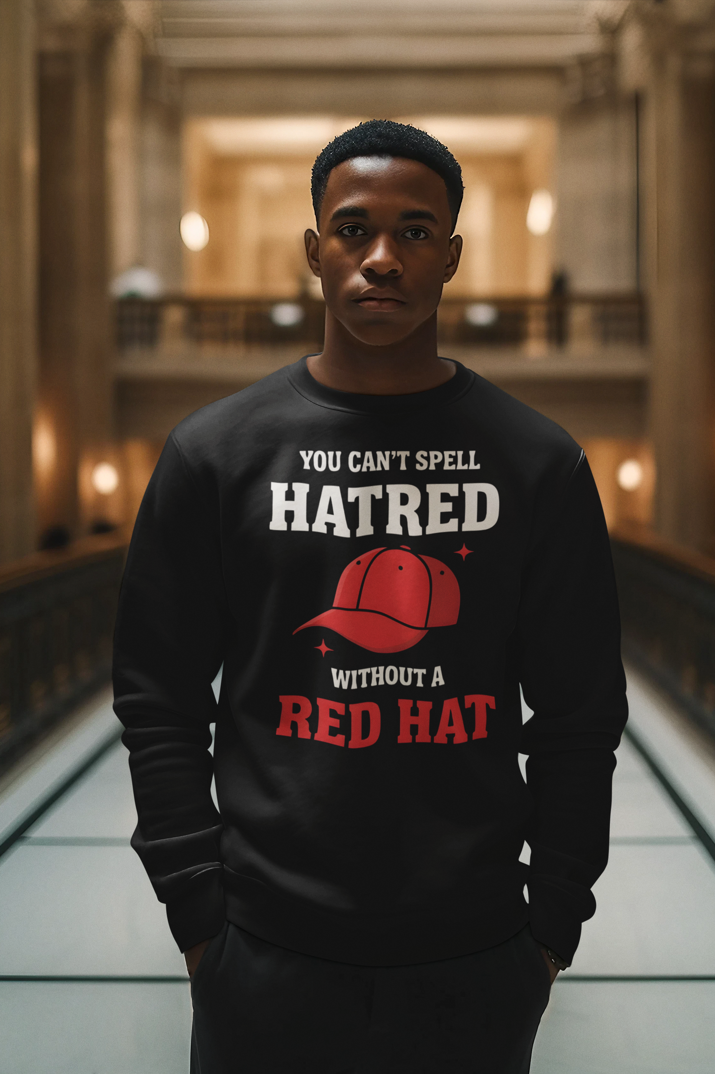 You Can’t Spell HATRED Without A RED HAT Sweatshirt