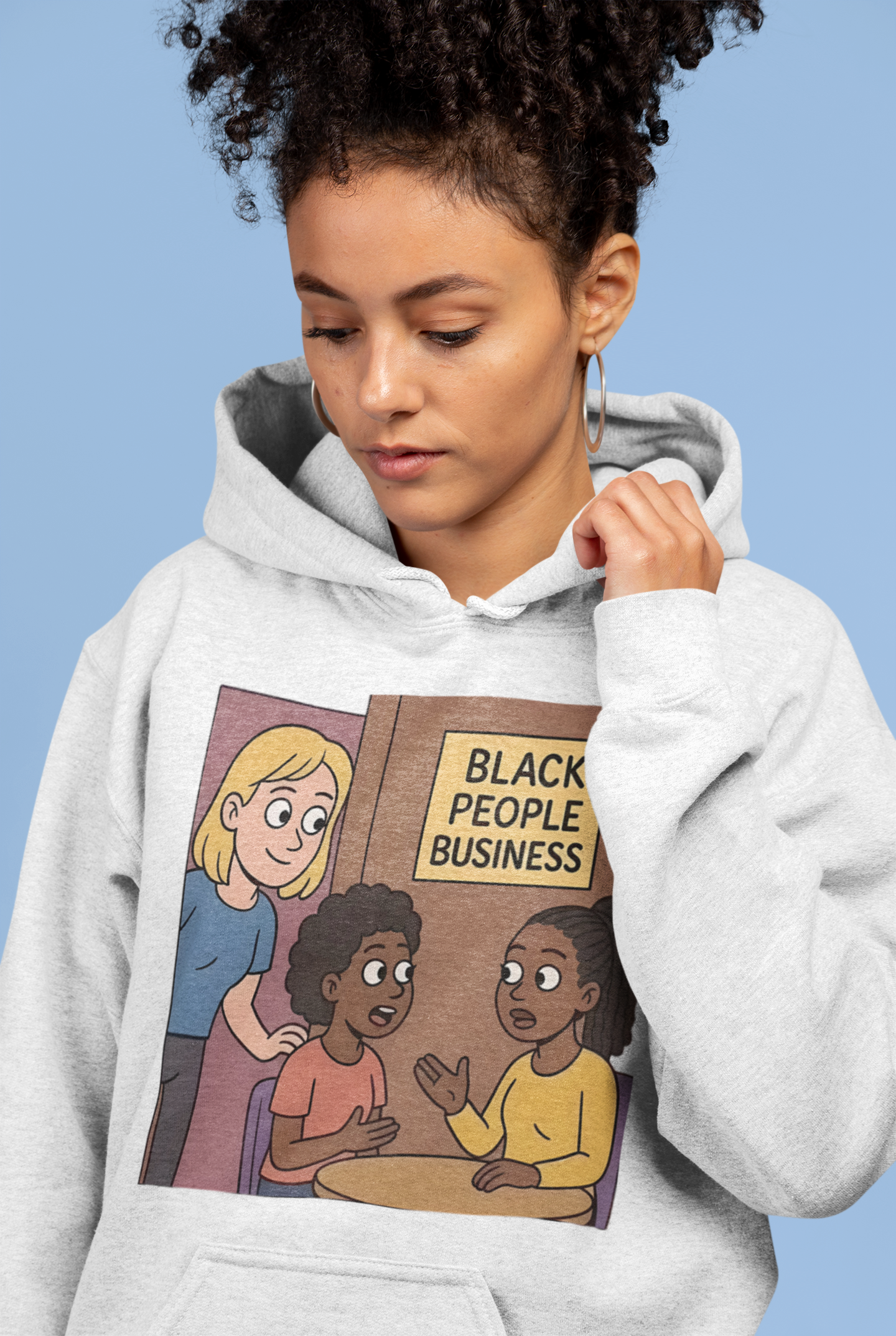 Black People Business Hoodie