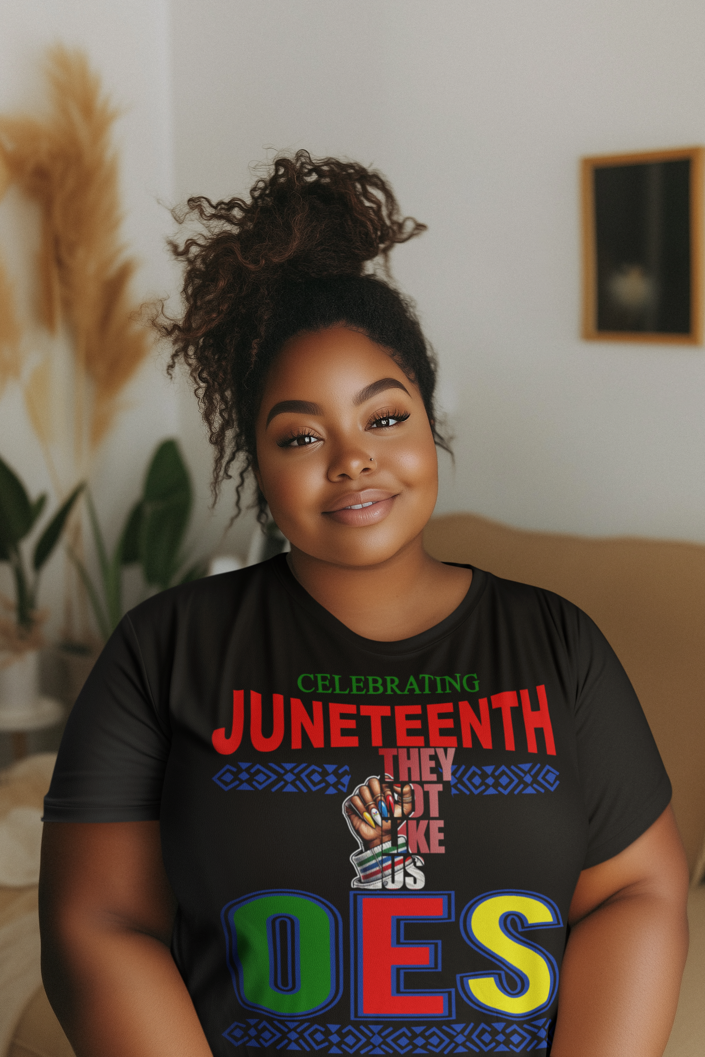 OES Celebrating Juneteenth They Not Like Us T-shirt