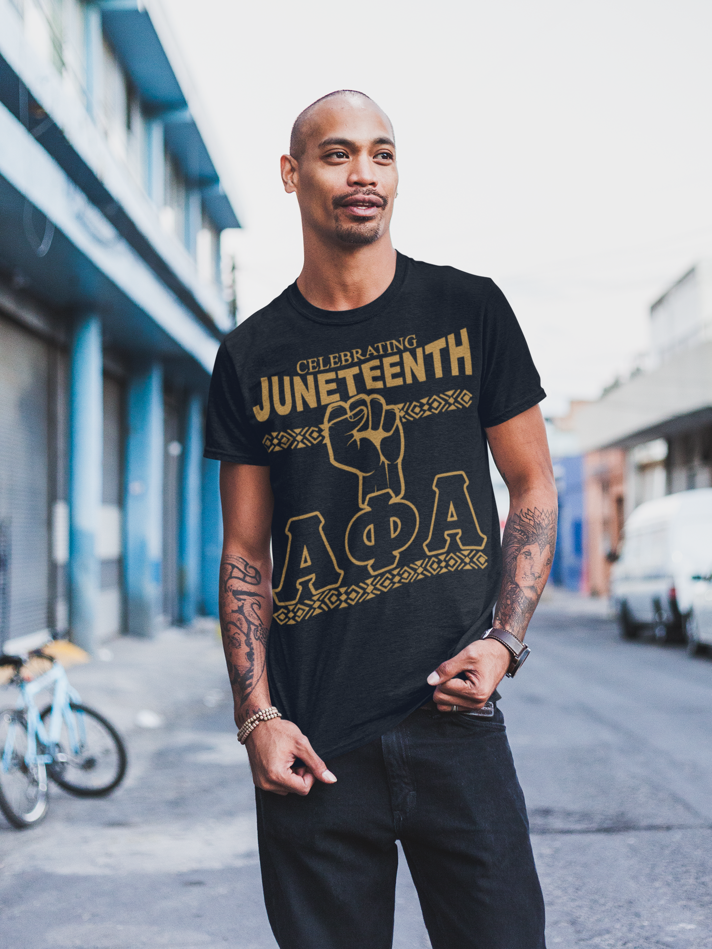 Alpha Phi Alpha Celebrating Juneteenth T-shirt