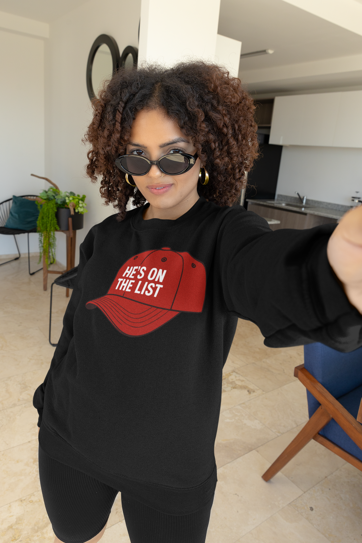 He’s On The List Sweatshirt