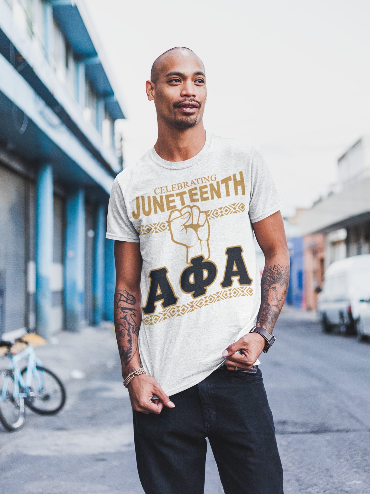 Alpha Phi Alpha Celebrating Juneteenth T-shirt