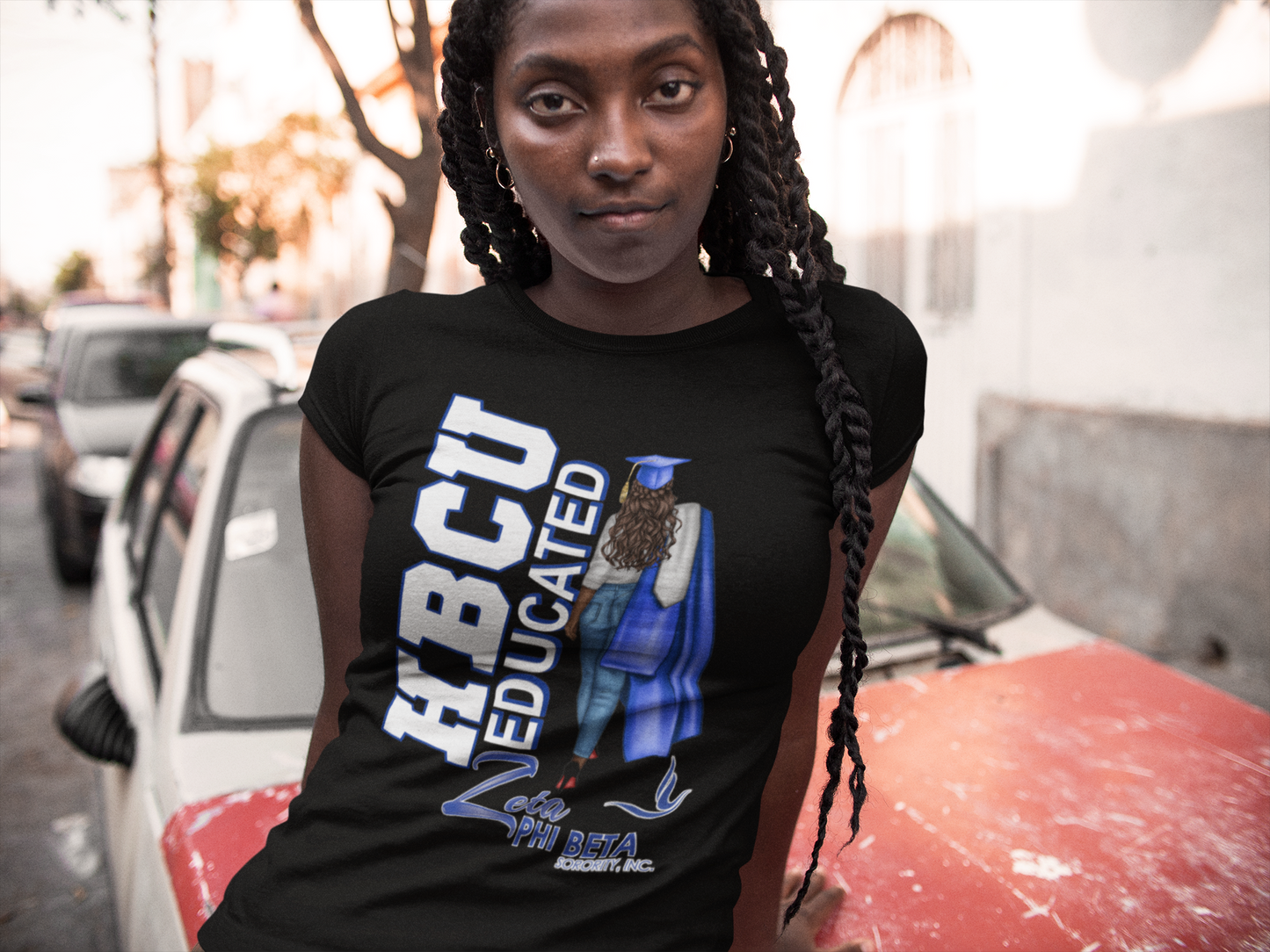 Zeta Phi Beta HBCU EDUCATED T-shirt