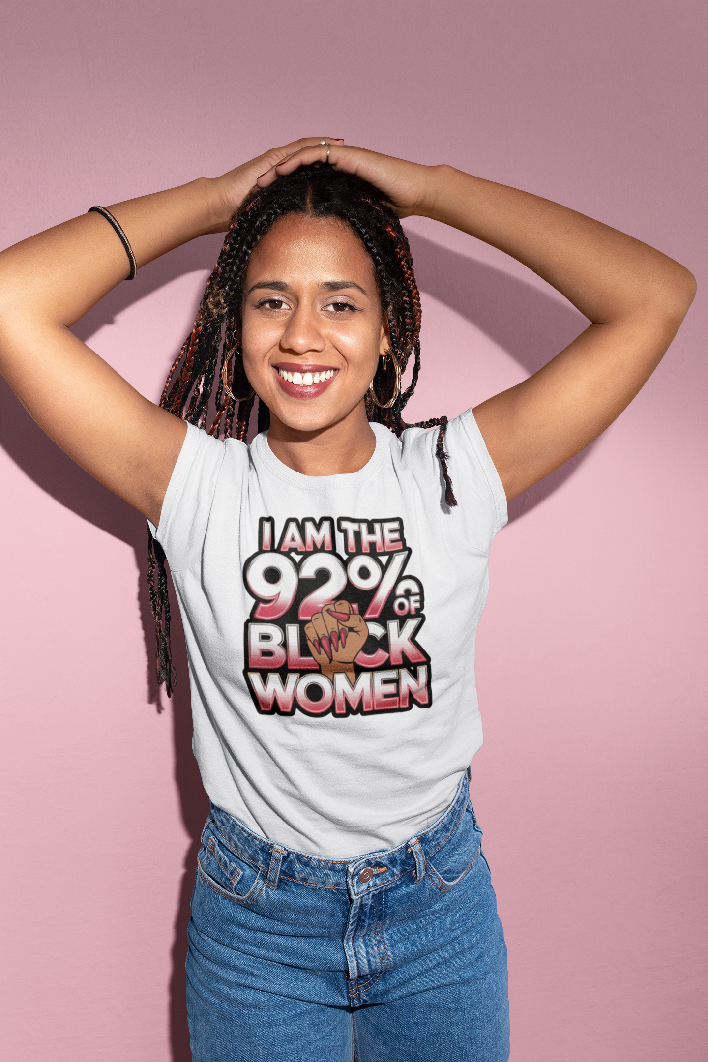 I Am The 92% Of Black Women T-shirt