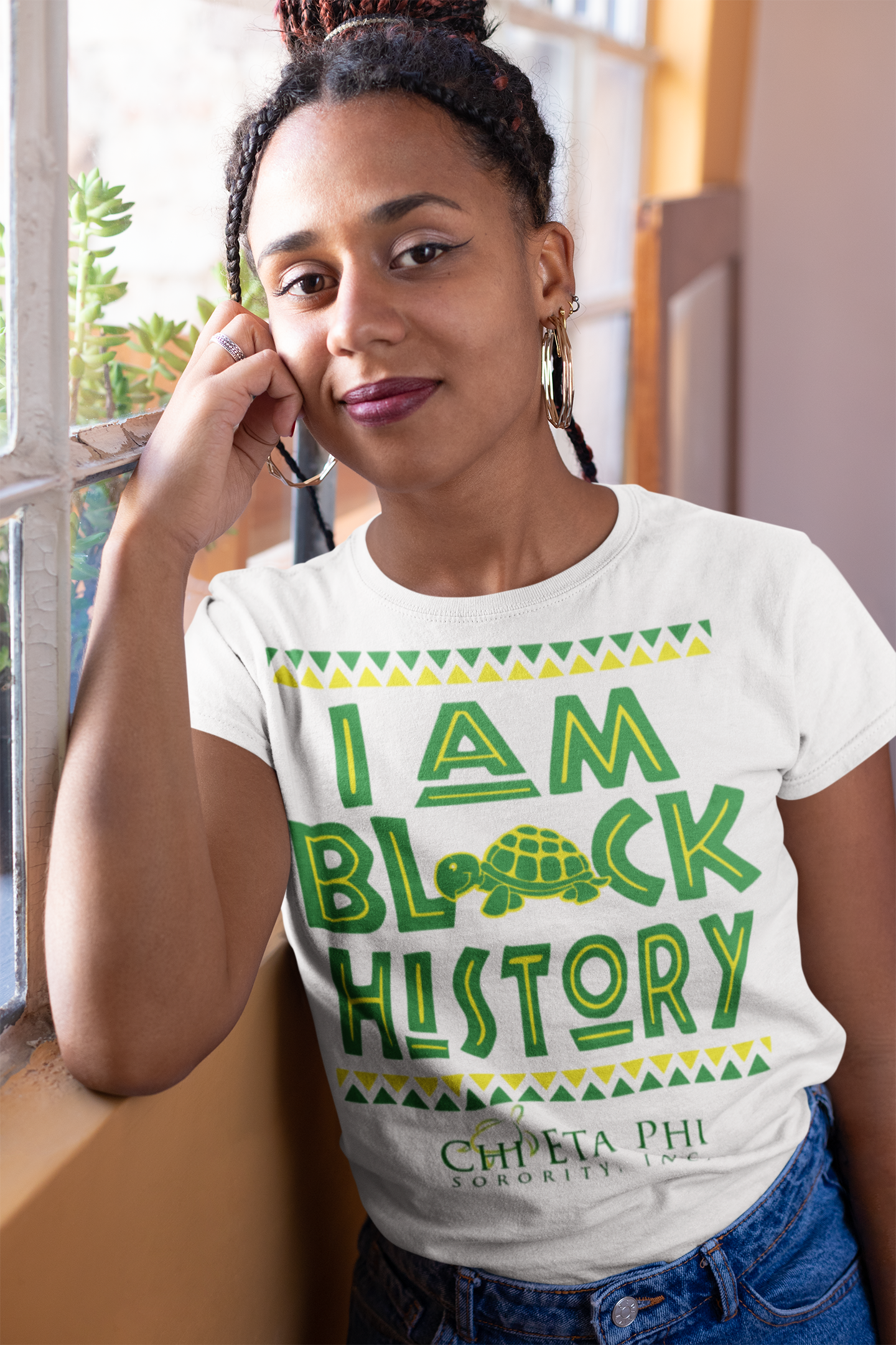 Chi Eta Phi I Am Black History T-shirt