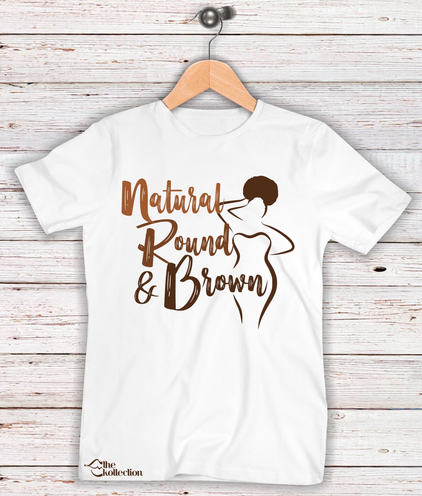 Natural Round & Brown