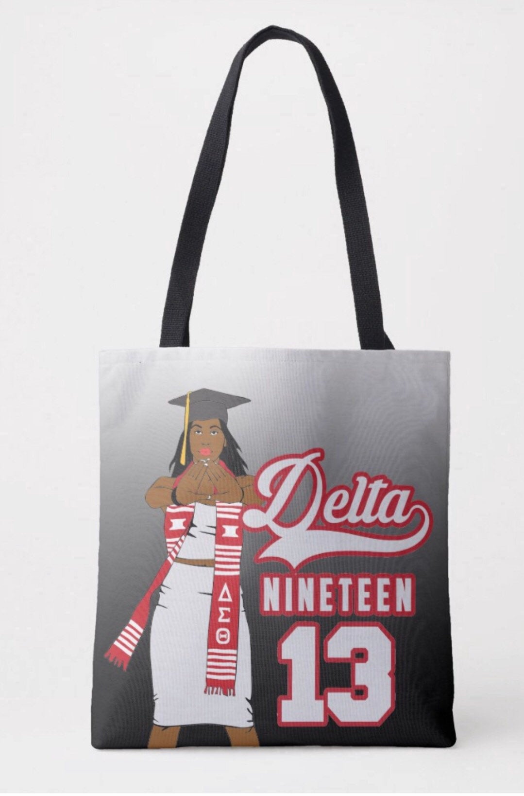 Delta Sigma Theta 1913 Graduate Shoulder Tote Bag