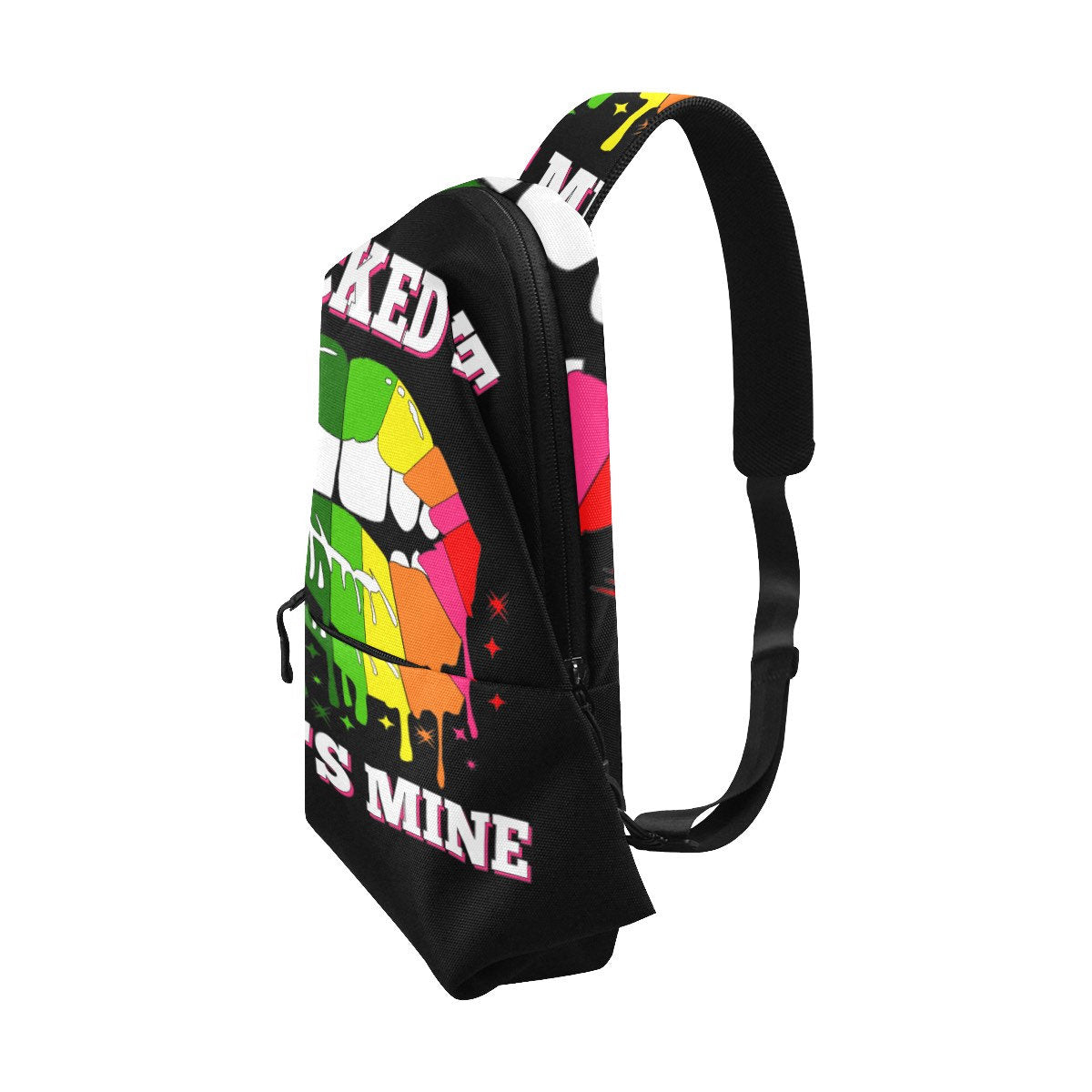 I Licked So It's Mine Chest Bag