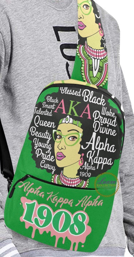 AKA AFRO DRIP CHEST BAG