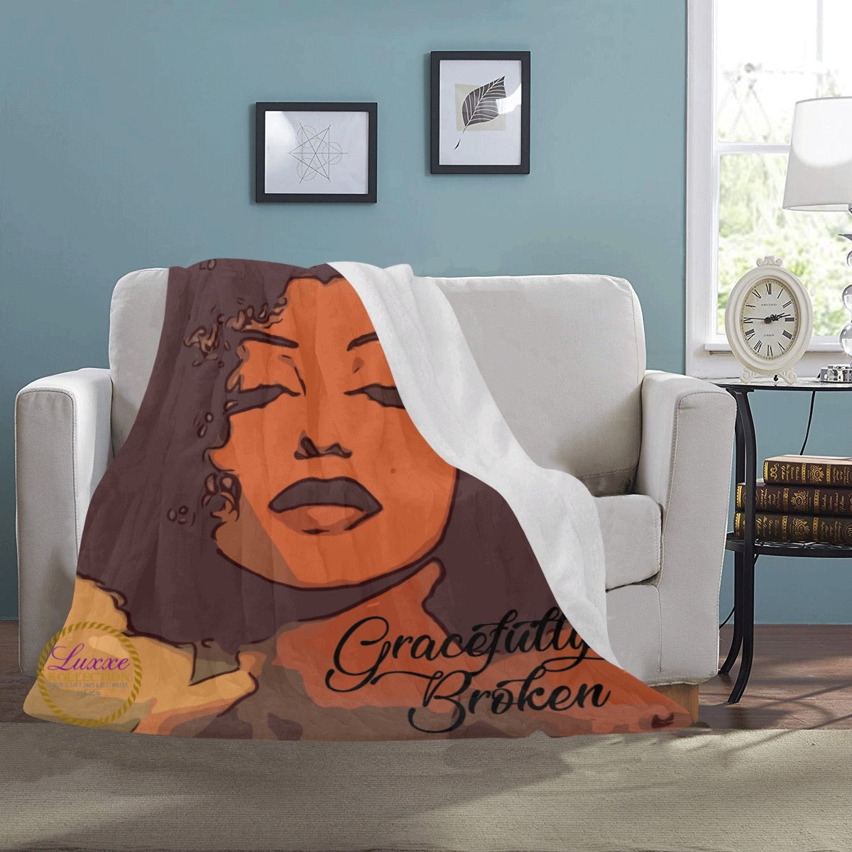 Gracefully Broken Fleece Blanket