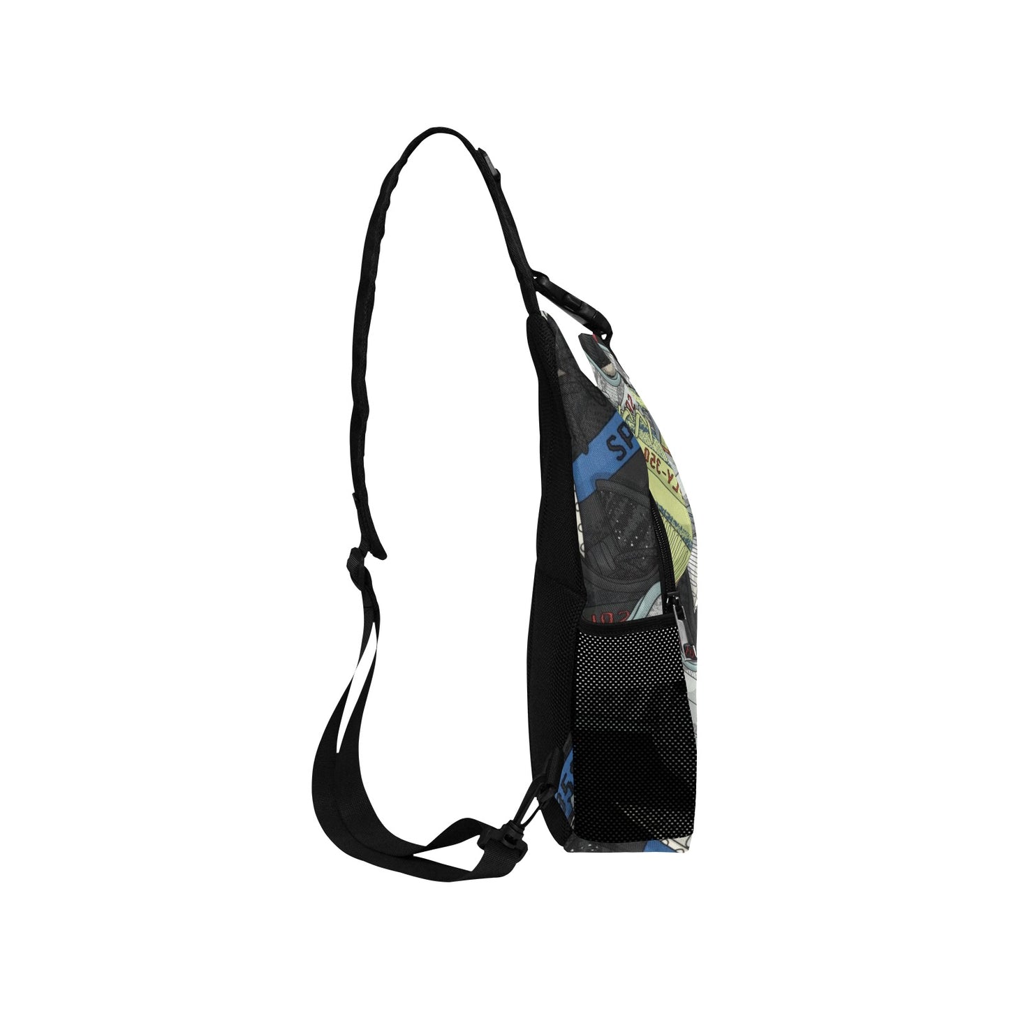 Yeezy Collage Sneakerhead Sling Chest Bag