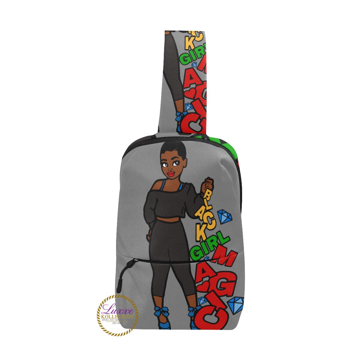 Sprinkling Black Girl Magic Chest Bag