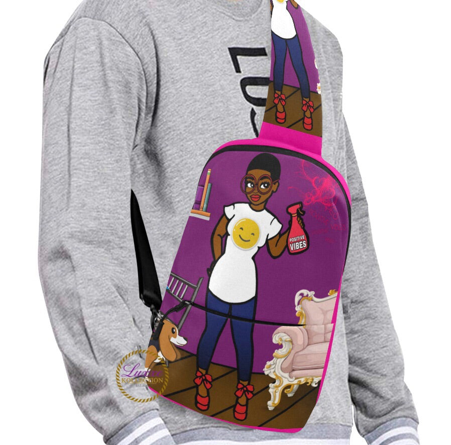 Positive Vibes Chest Bag