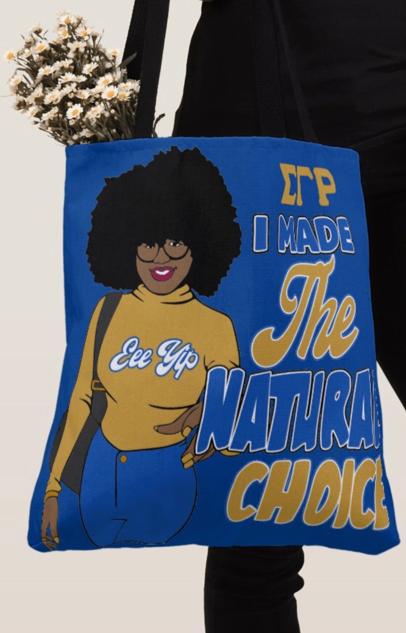 Sigma Gamma Rho Shoulder Tote Bag