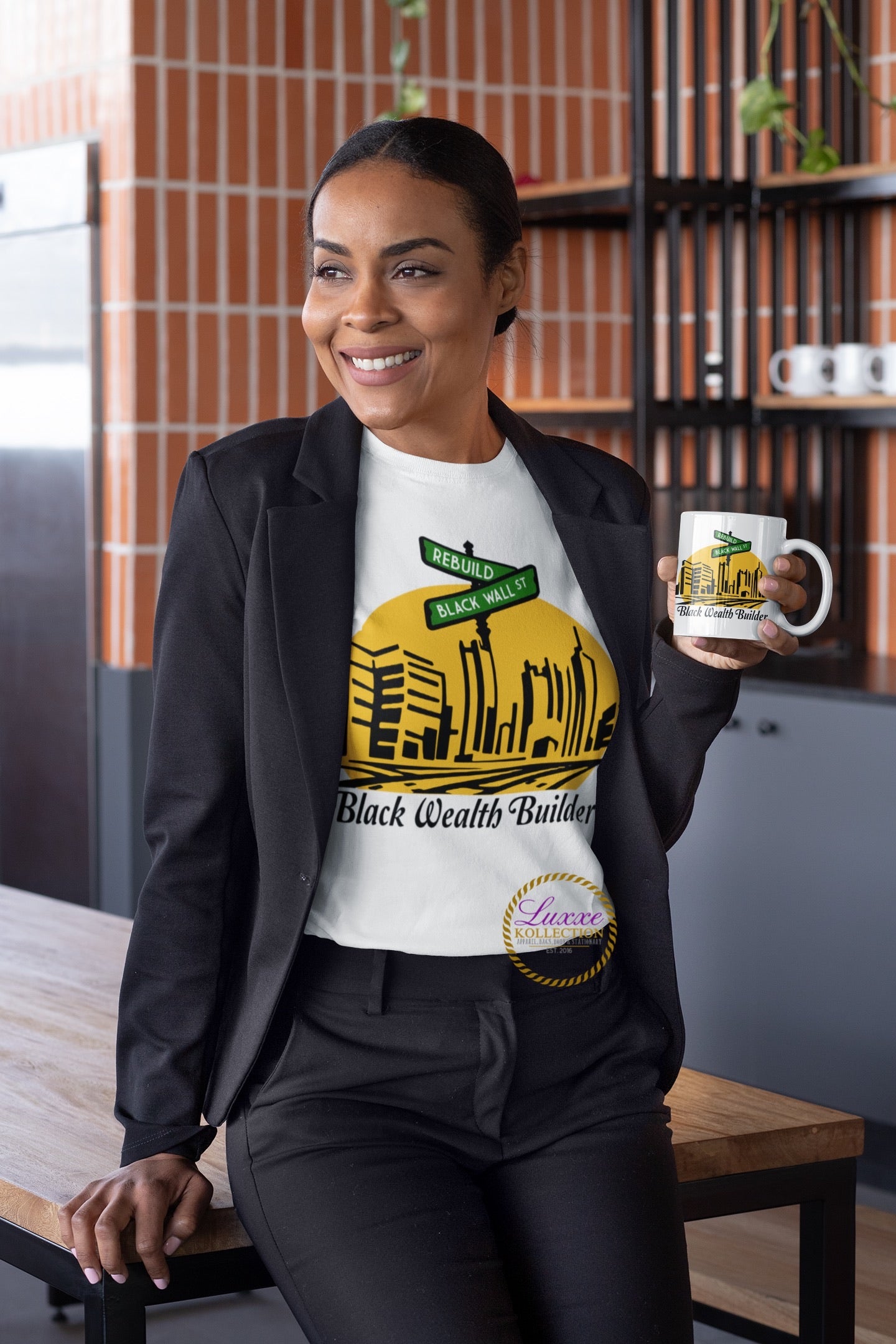 Rebuild Black Wall Street... Black Wealth Builder T-shirt