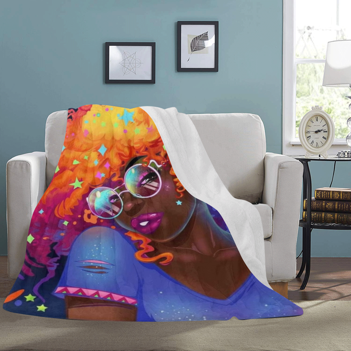 The Cosmo Fro Fleece Blanket