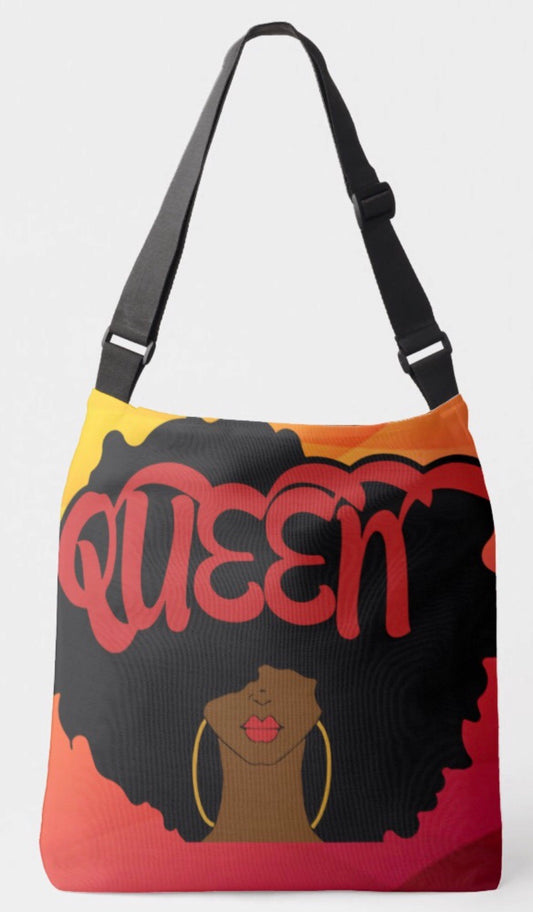 Queen Crossbody Tote Bag (Sunset)