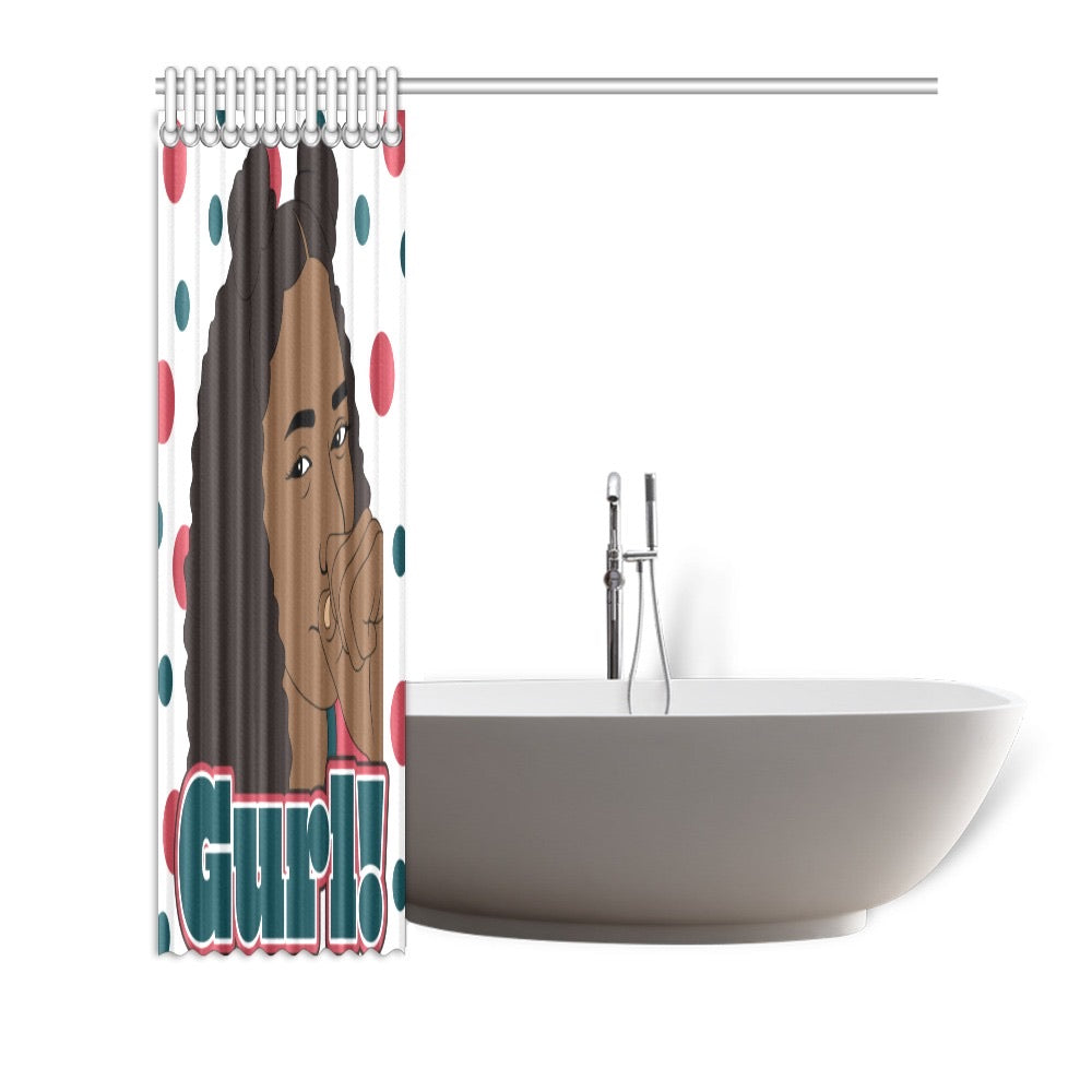 GURL! Shower Curtain