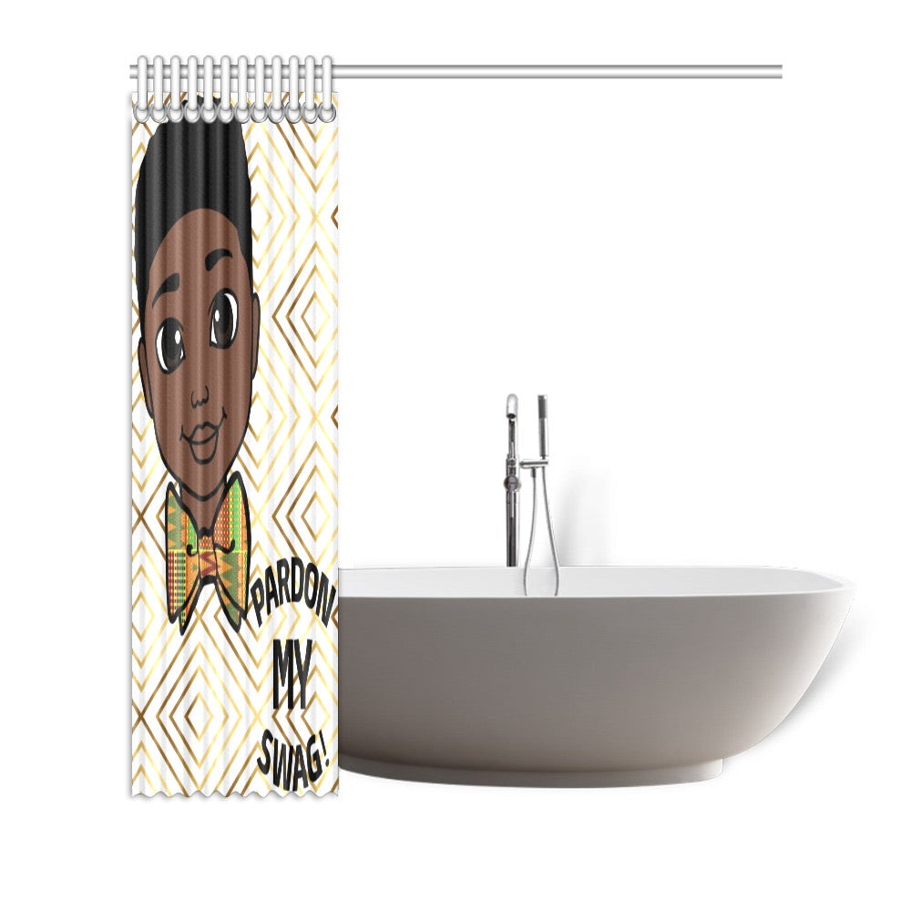 Pardon My Swag Shower Curtain