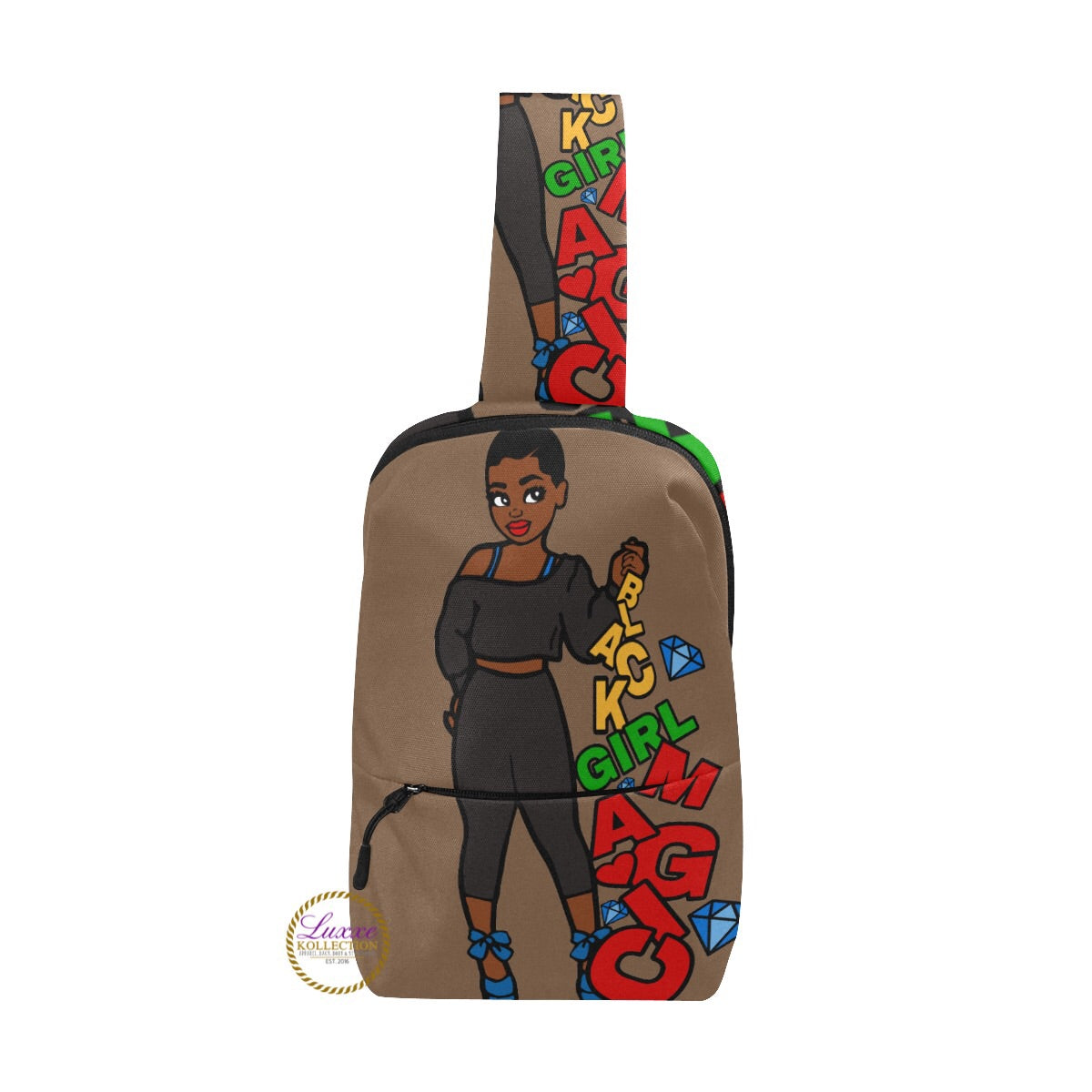 Sprinkling Black Girl Magic Chest Bag