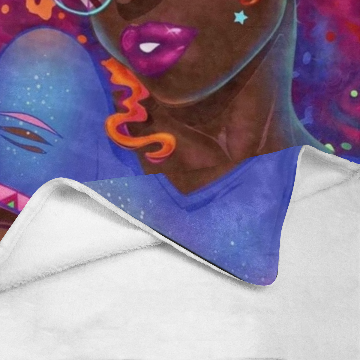The Cosmo Fro Fleece Blanket