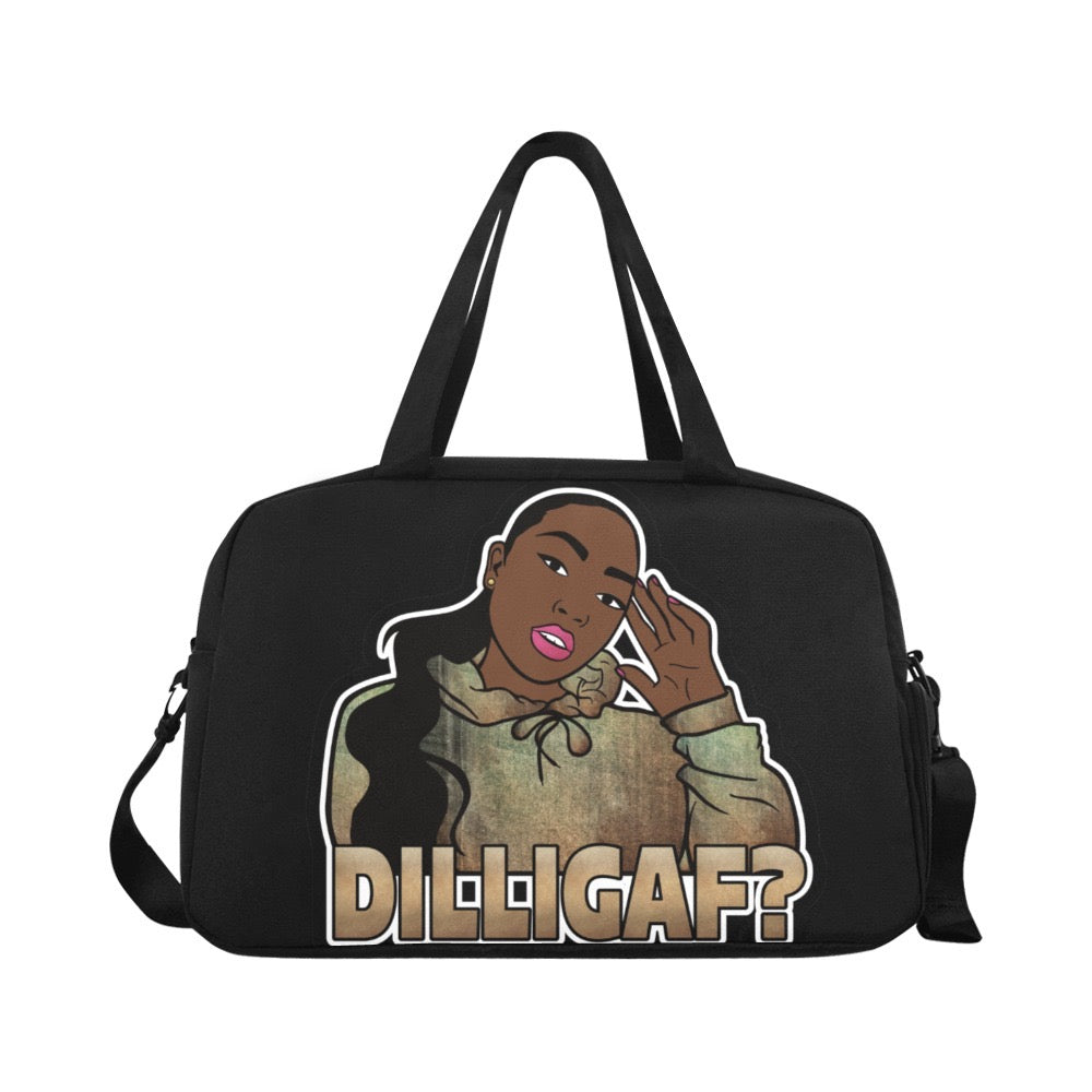 DILLIGAF (Do I Look LikeI Give A Fuck) Gym/Overnight Bag