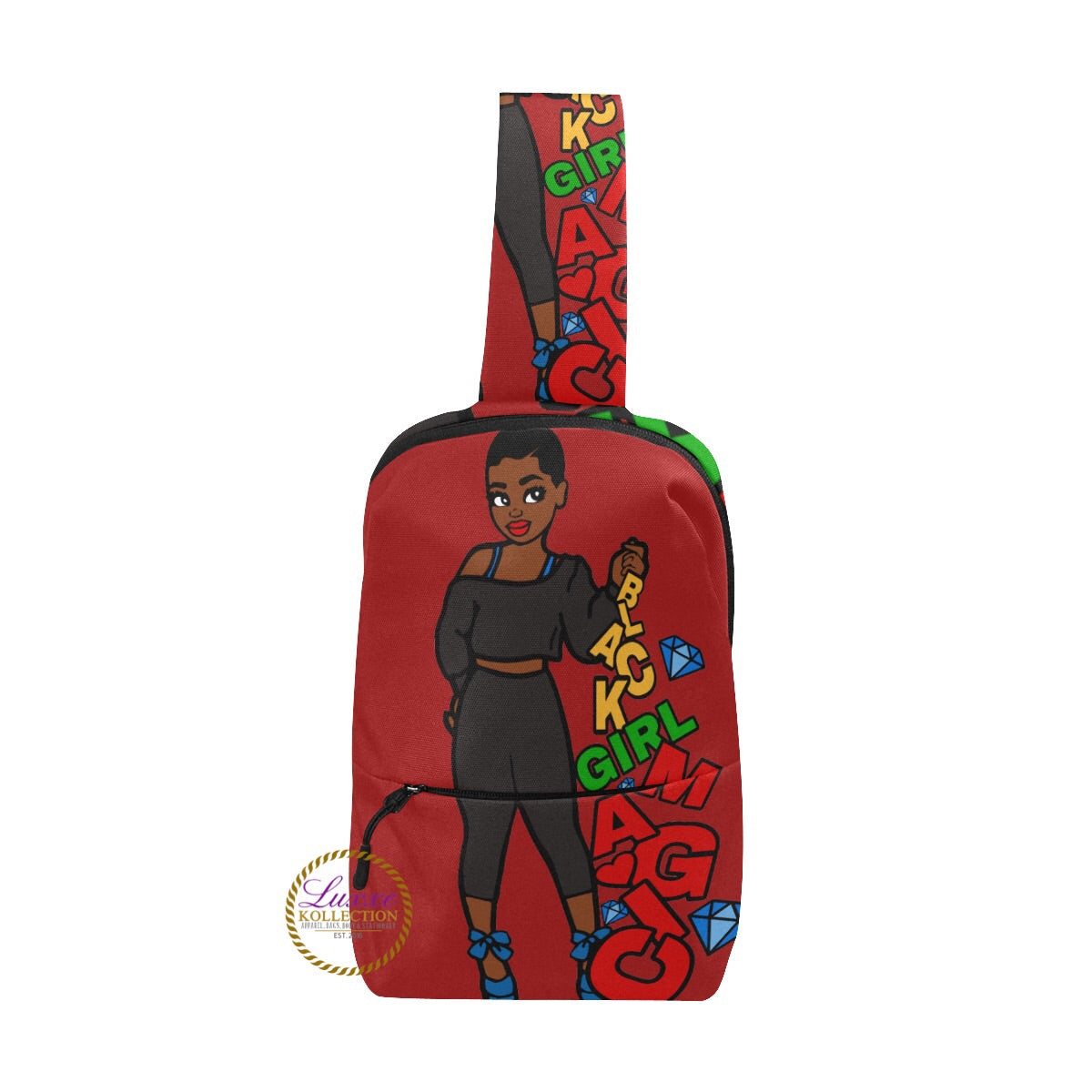 Sprinkling Black Girl Magic Chest Bag