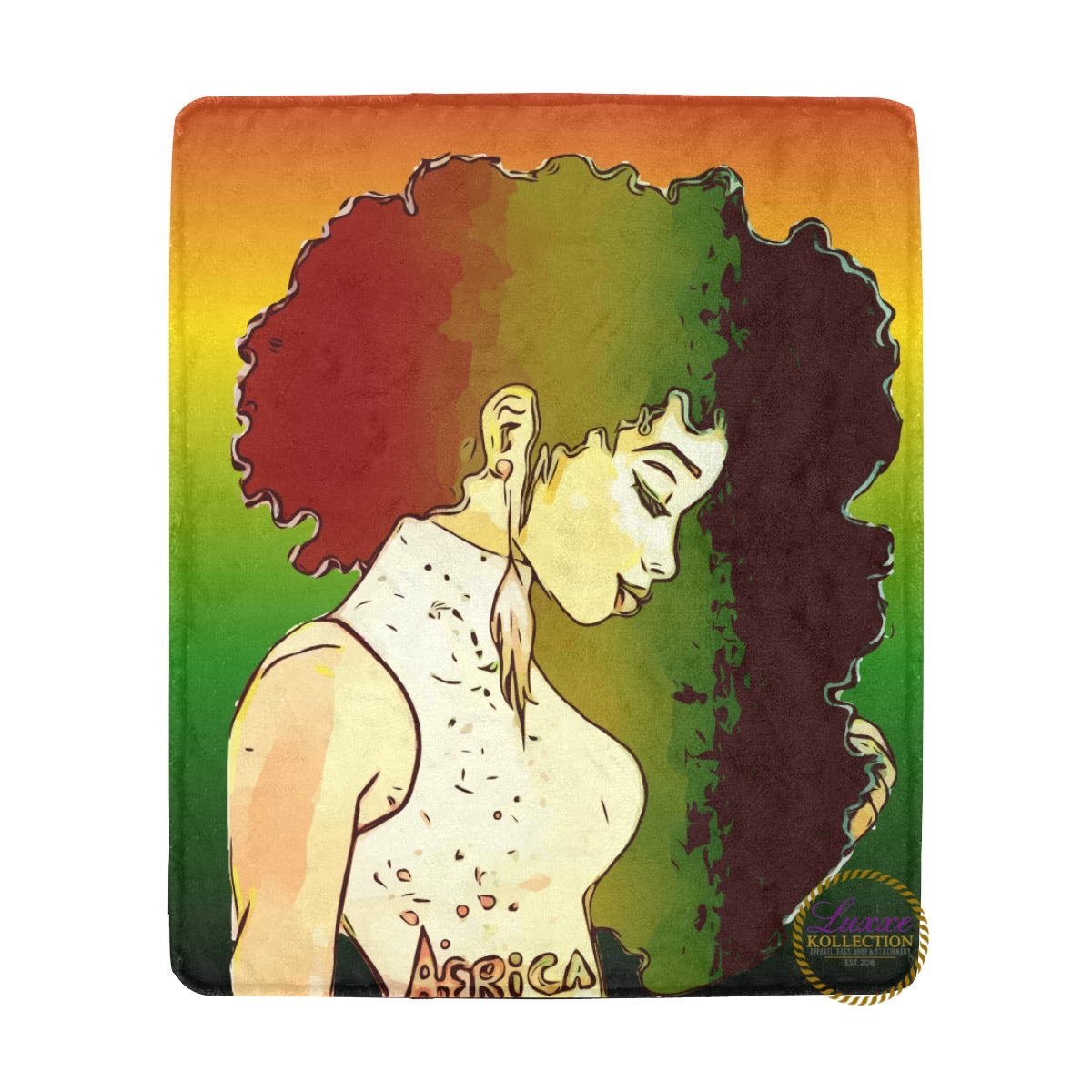 Africa Fleece Blanket