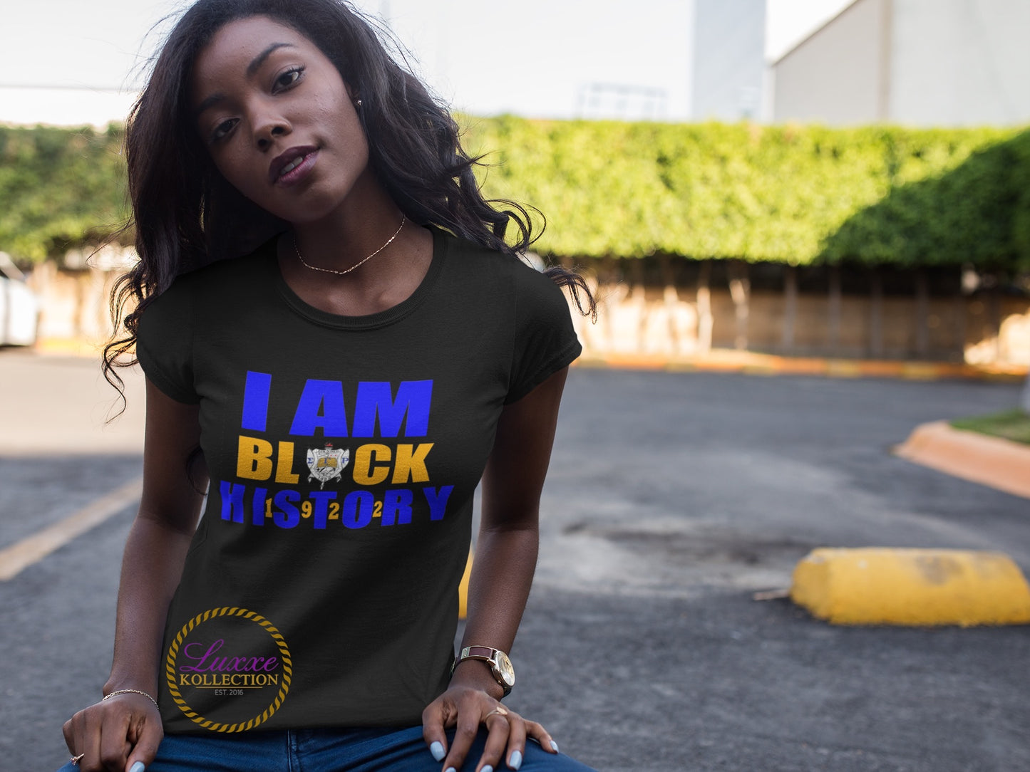I Am Black History SGRho T-shirt