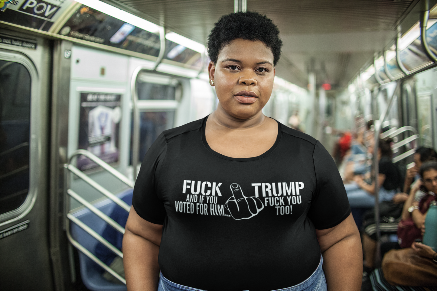 FUCK TRUMP ... And If You Voted For Him FUCK YOU TOO T-shirt