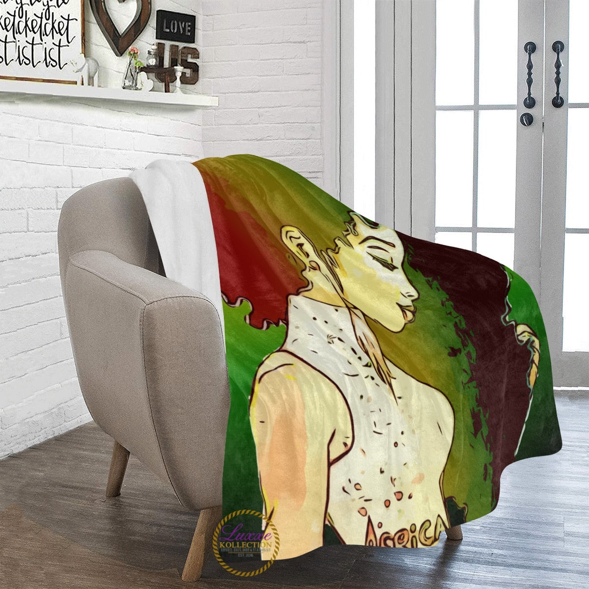 Africa Fleece Blanket