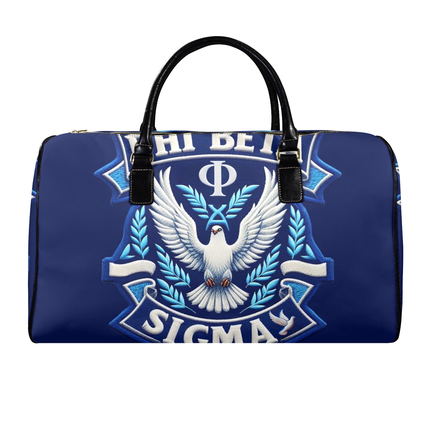 Phi Beta Sigma Leather Travel Bag-Large