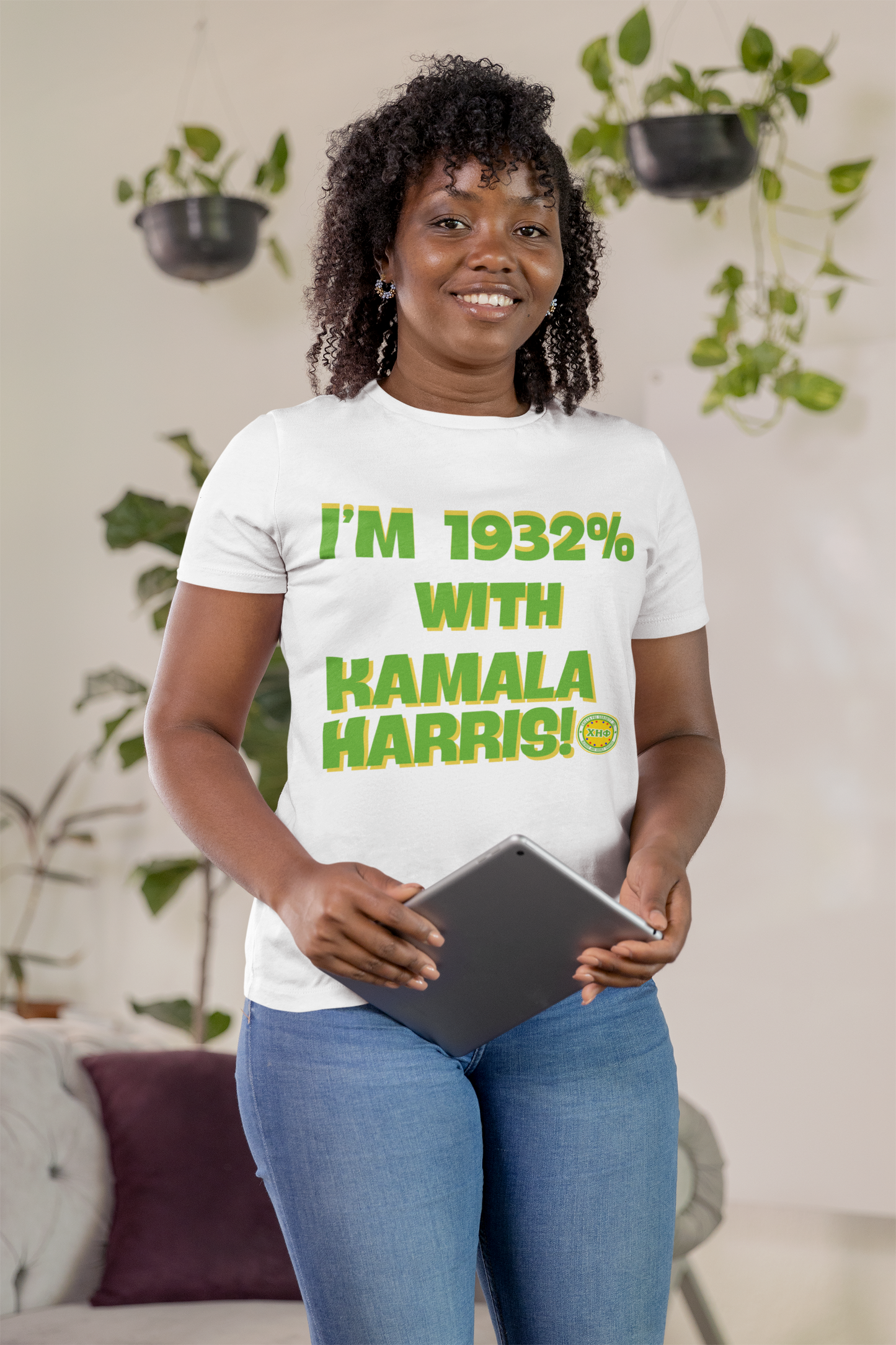 Chi Eta Phi I’m 1932% With Kamala Harris T-shirt