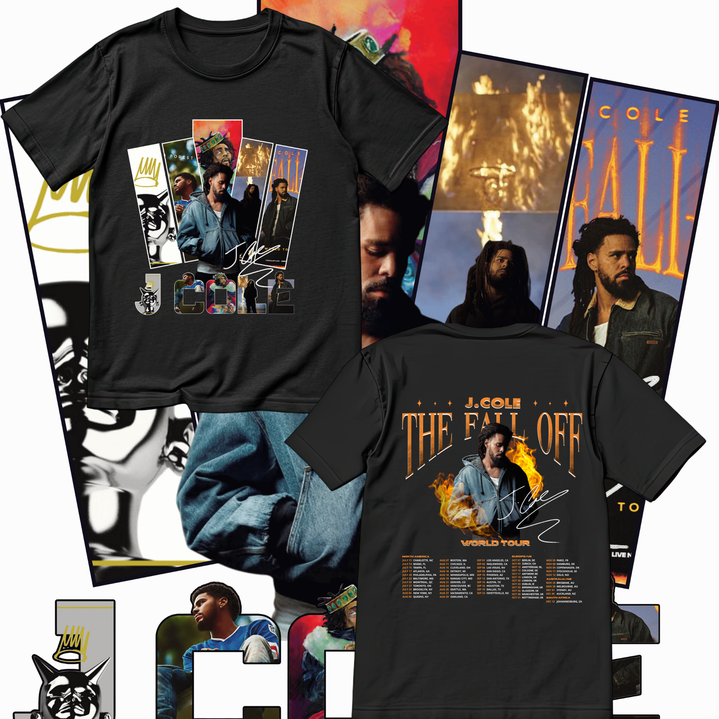 J. Cole The Fall Off Tour T-shirt