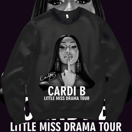 Cardi B Am I The Drama - Little Miss Drama Tour 2026 Sweatshirt