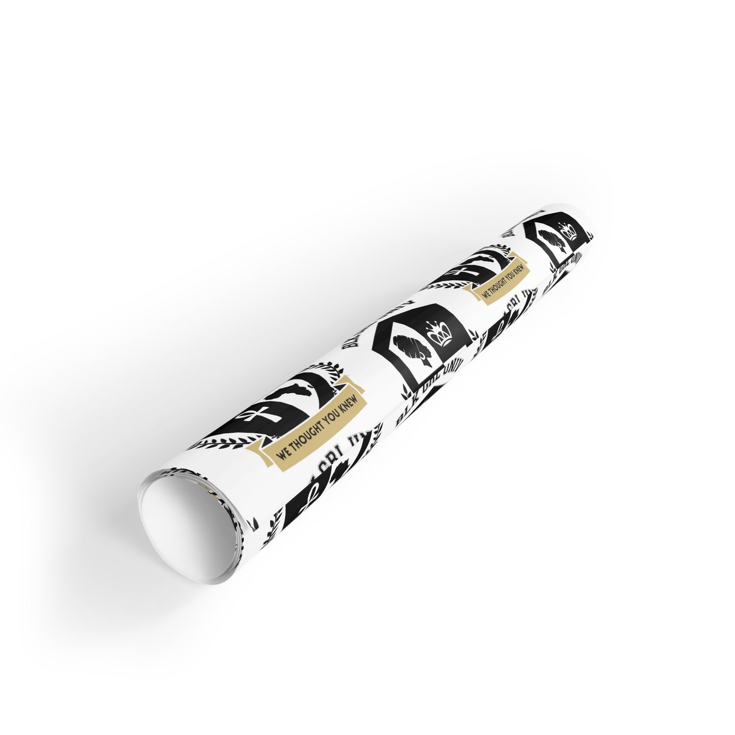 Black Girl University Gift Wrapping Paper Roll