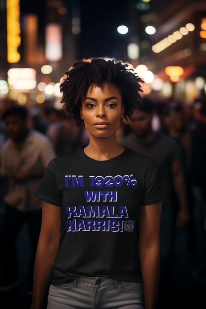 Zeta I’m 1920% With Kamala Harris T-shirt