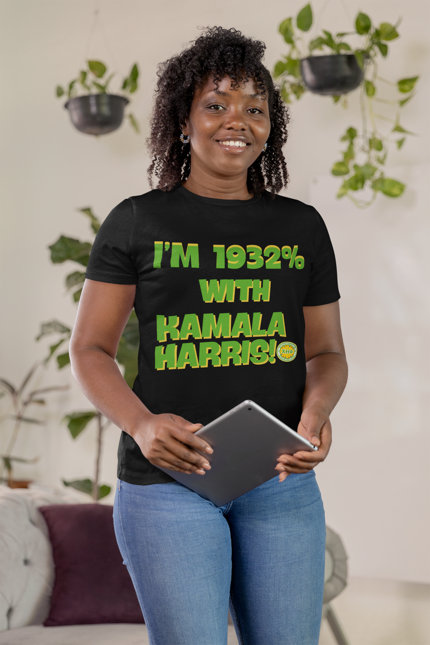 Chi Eta Phi I’m 1932% With Kamala Harris T-shirt