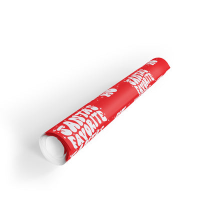 Santa's Favorite Ho Gift Wrapping Paper Roll